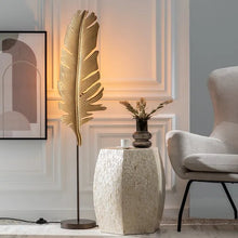 Charger l'image dans la galerie, Lampadaire Feuille doré